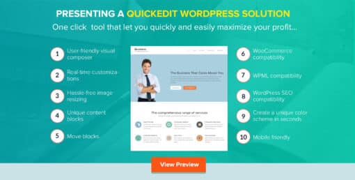 QuickEdit Advanced WordPress Solution With OTO1 + OTO2