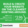 GreenGreeks Web hosting - Flat $30 Cash Back