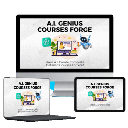 GET AI Genius Courses Forge with OTO1, OTO2, and OTO3